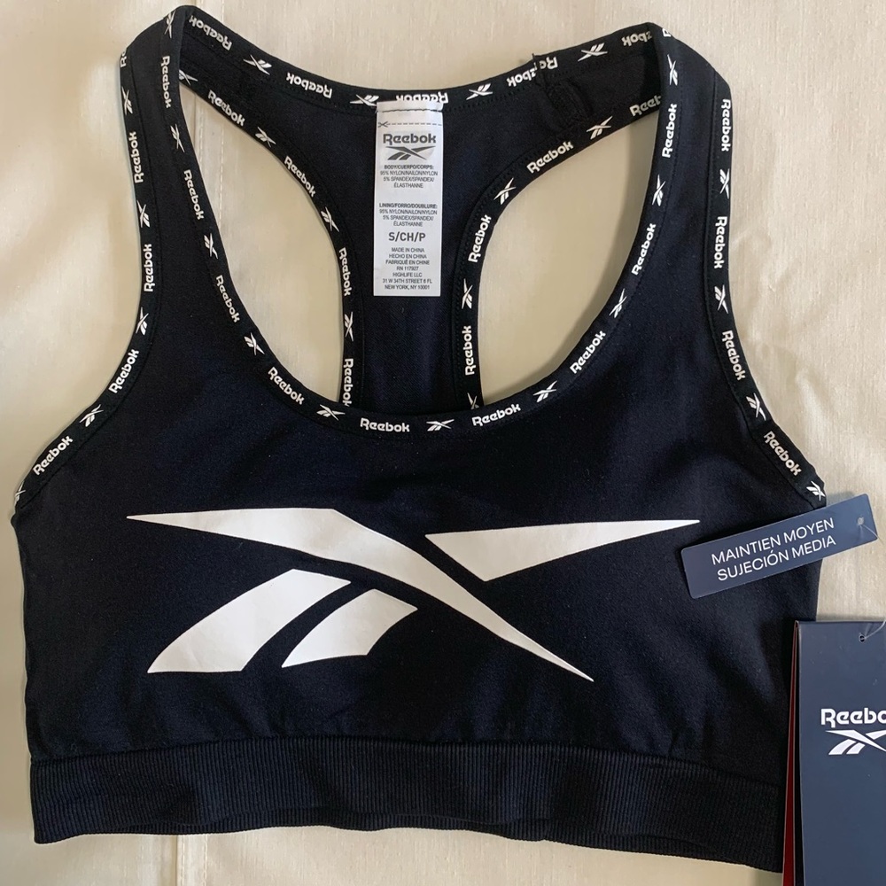 Reebok Medium Support Bra Size S